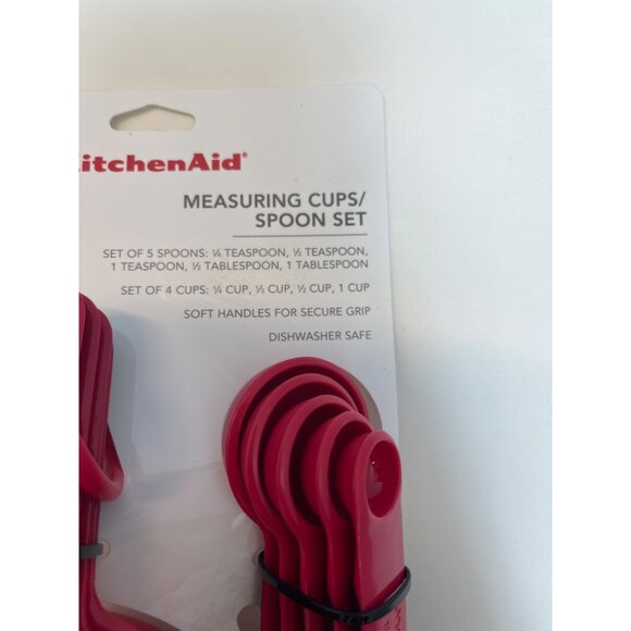 KitchenAid Hot Pink Hibiscus 12 pc. Utensils Set NEW WITH TAGS! - Picture 9 of 9